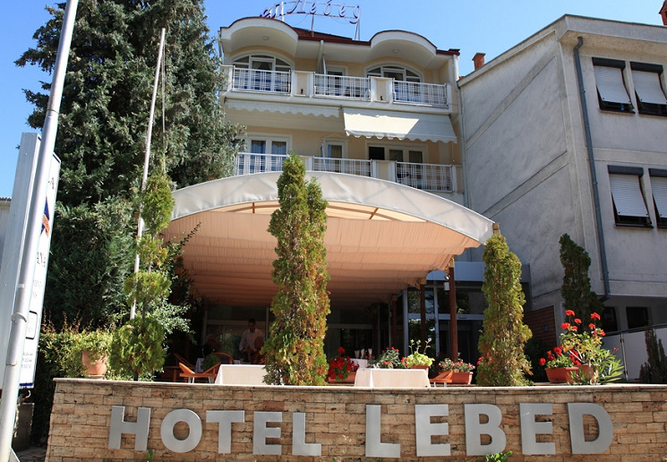Hotel Lebed Ohrid Exterior foto